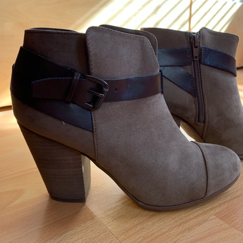 Faux Suede Booties